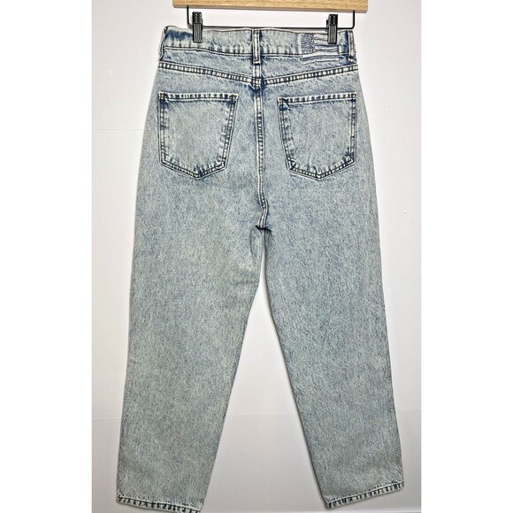 Revice Los Angeles stonewashed NWT womens wide leg jeans sz 29 retail $94 - Picture 2 of 8